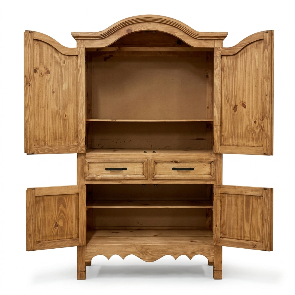 Sierra Rustic Pine Armoire