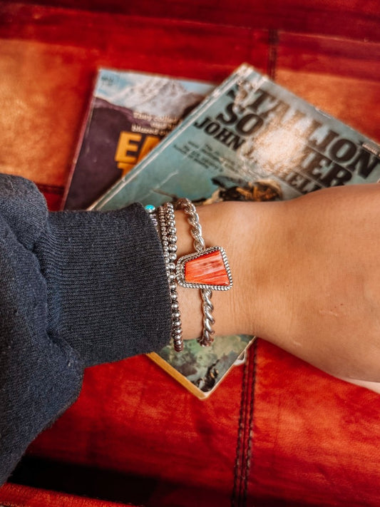 Dusty Spur Spiny Oyster Bracelet