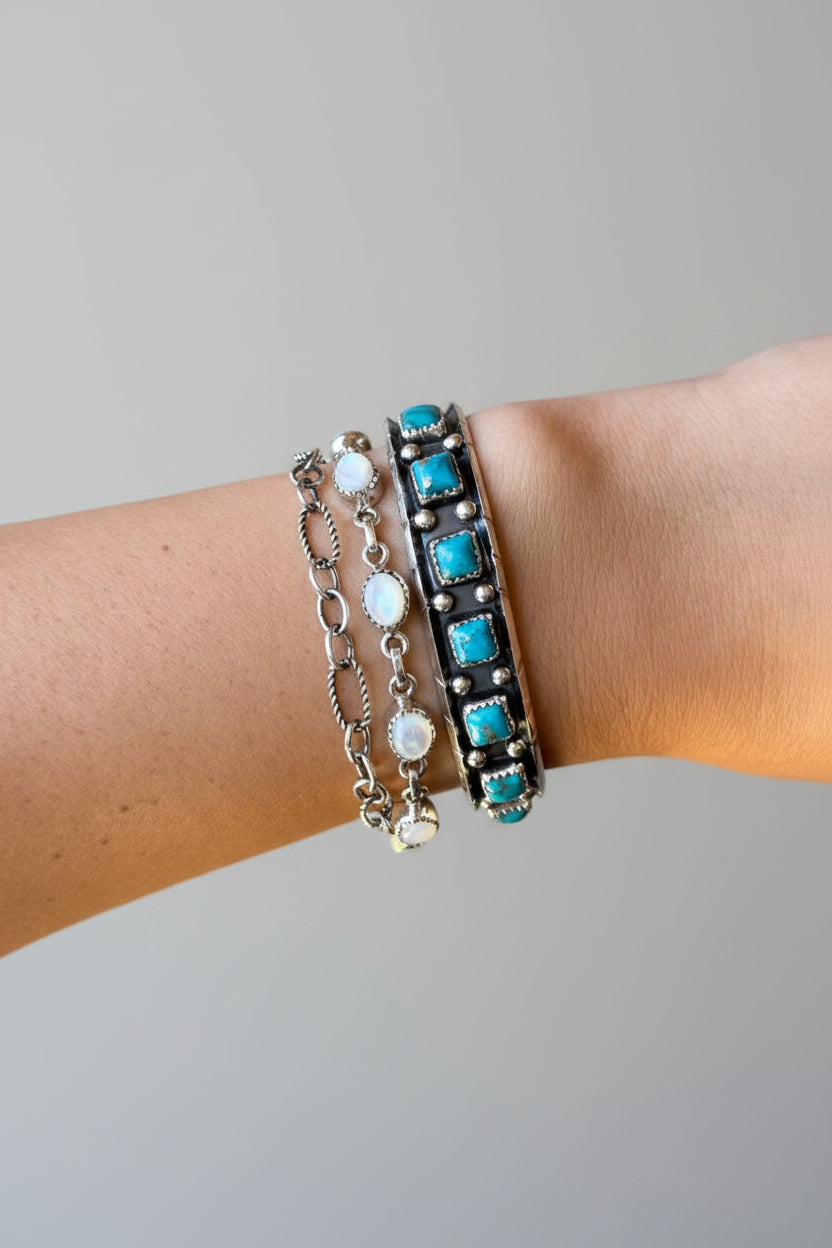 Hallsville Turquoise Cuff Bracelet