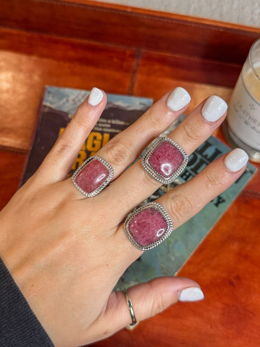 High Plains Rhodonite Ring