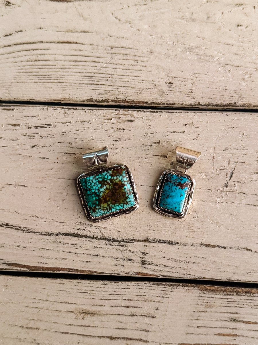 Houston Turquoise Square Pendant