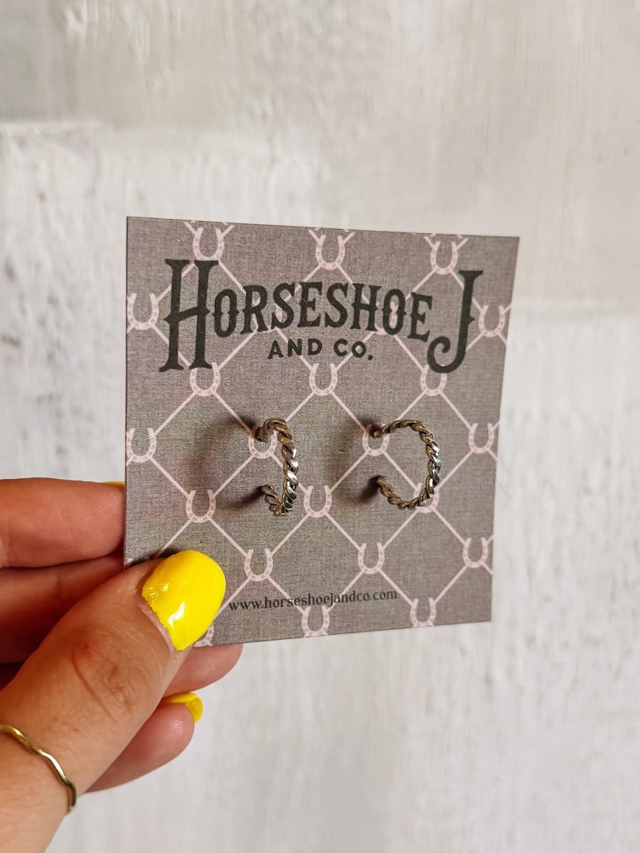 Hudson Silver Hoops