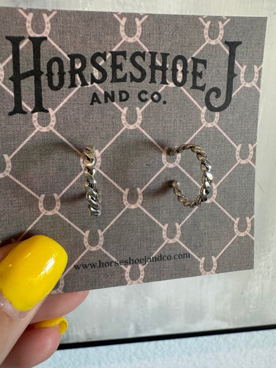 Hudson Silver Hoops