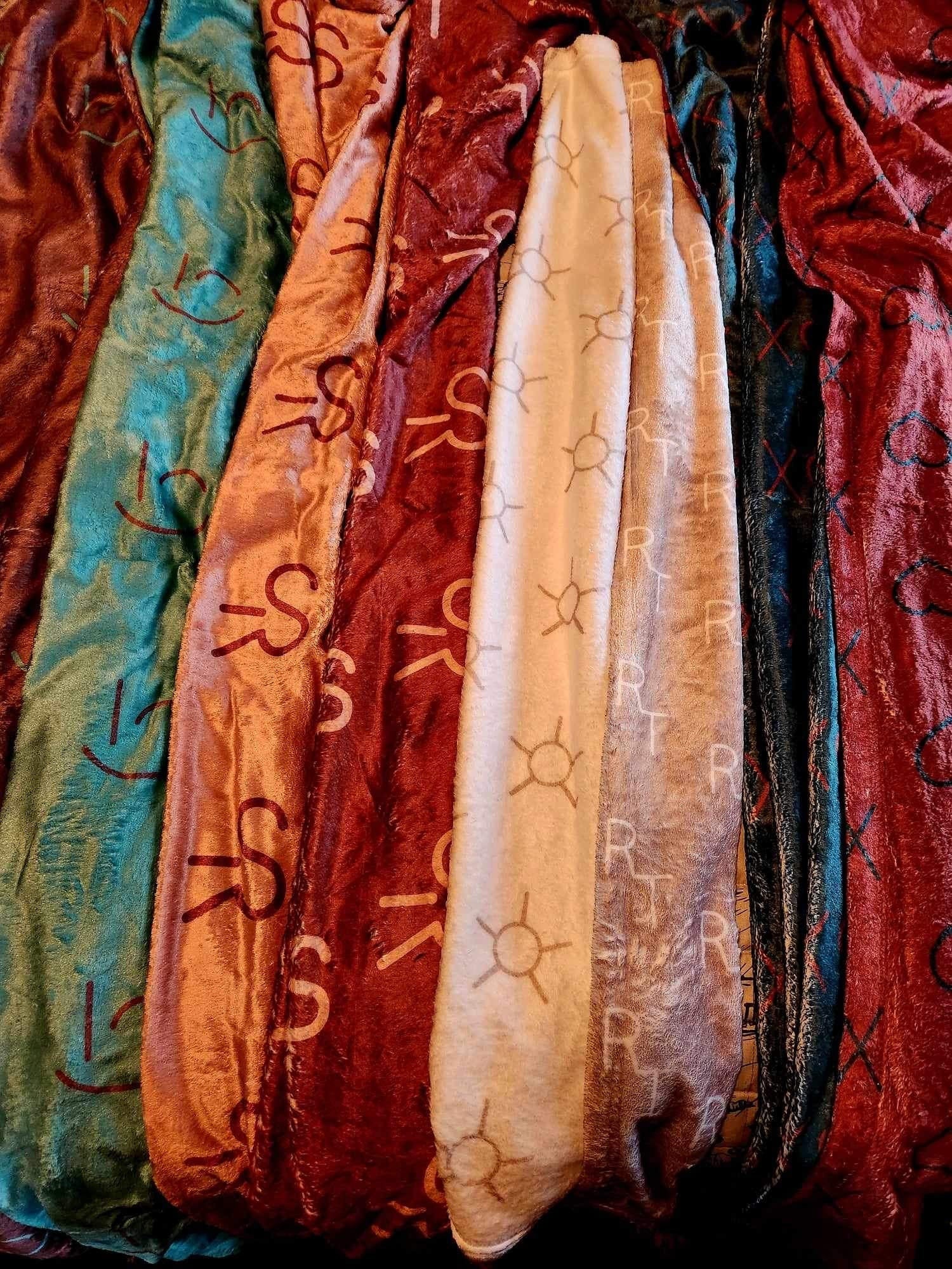 CUSTOM Brand/Logo Minky Blanket