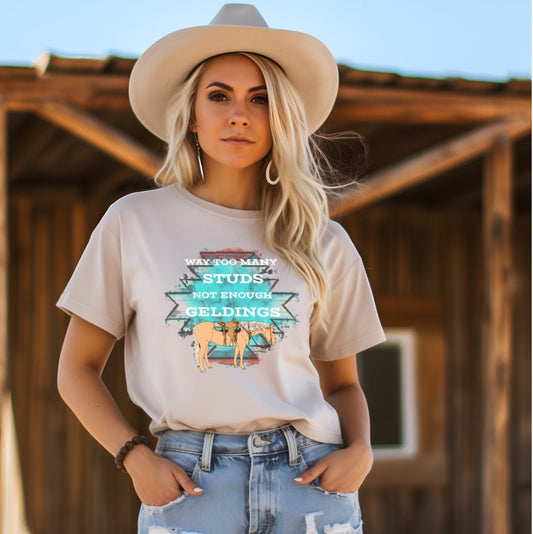 Not enough geldings. Funny horse shirt.