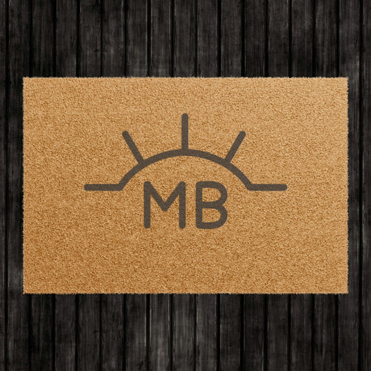 Personalized Coir Doormat, Custom Outdoor Welcome Mat (24" x 16")