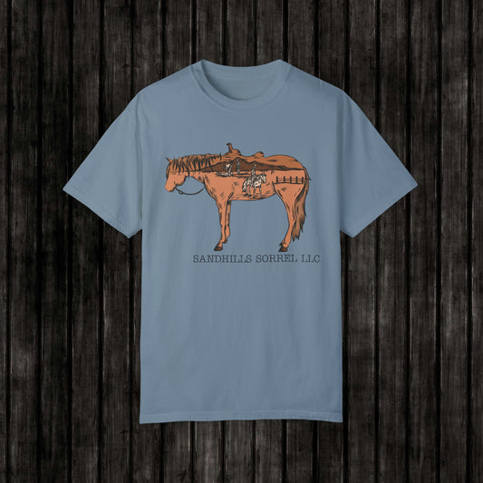 Sandhills Sorrel Color Logo Tee