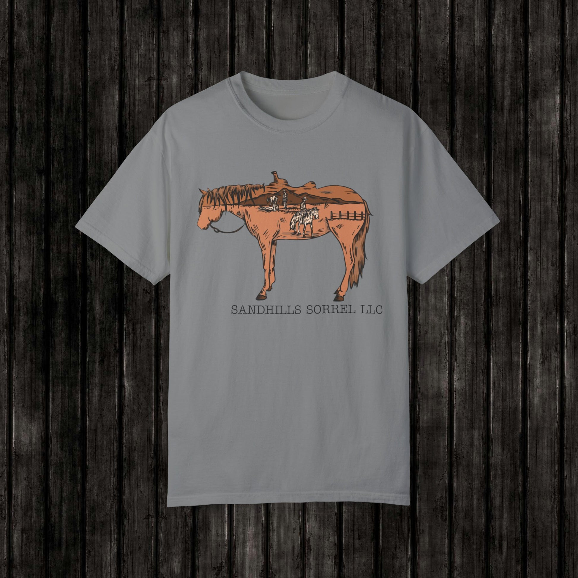 Sandhills Sorrel Color Logo Tee