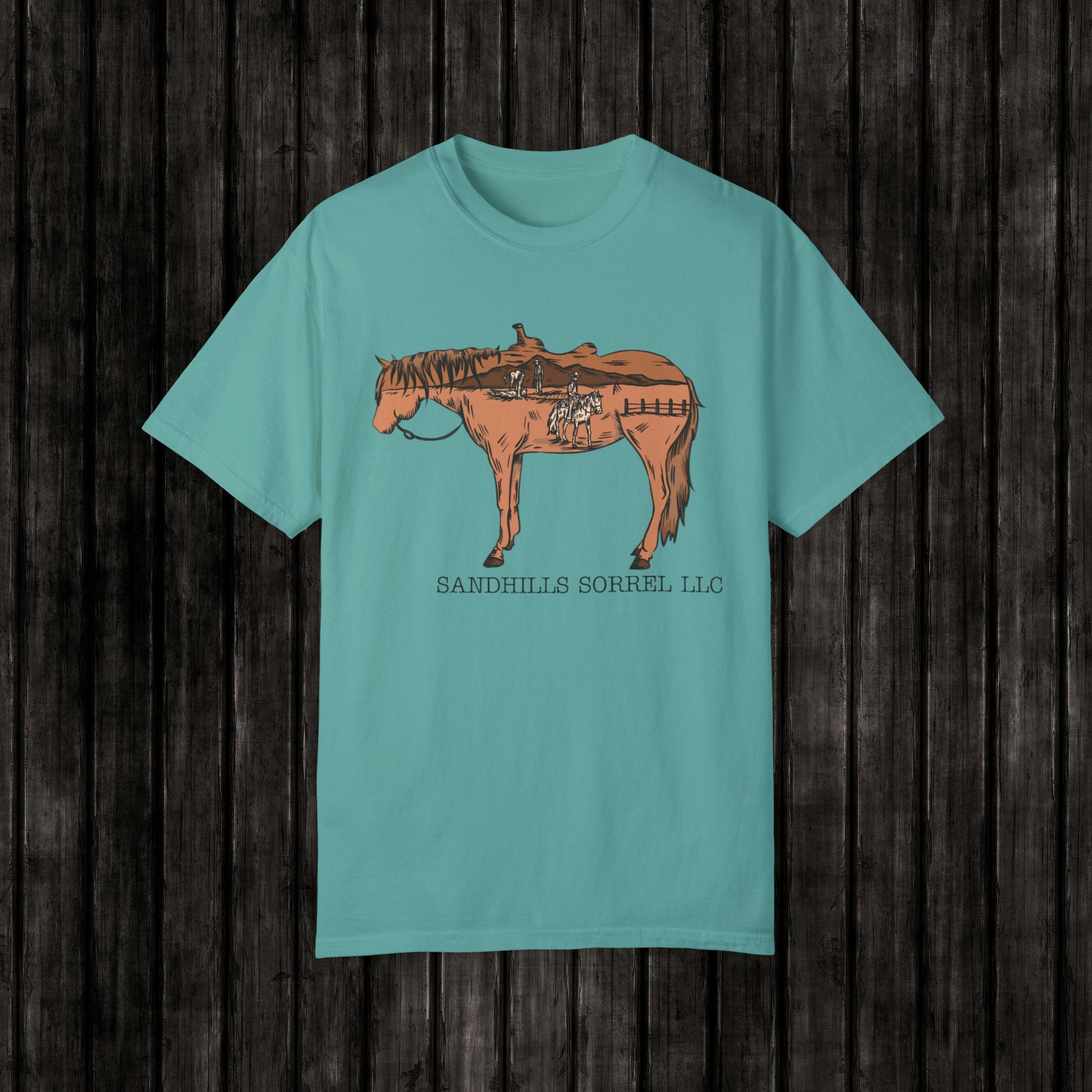 Sandhills Sorrel Color Logo Tee