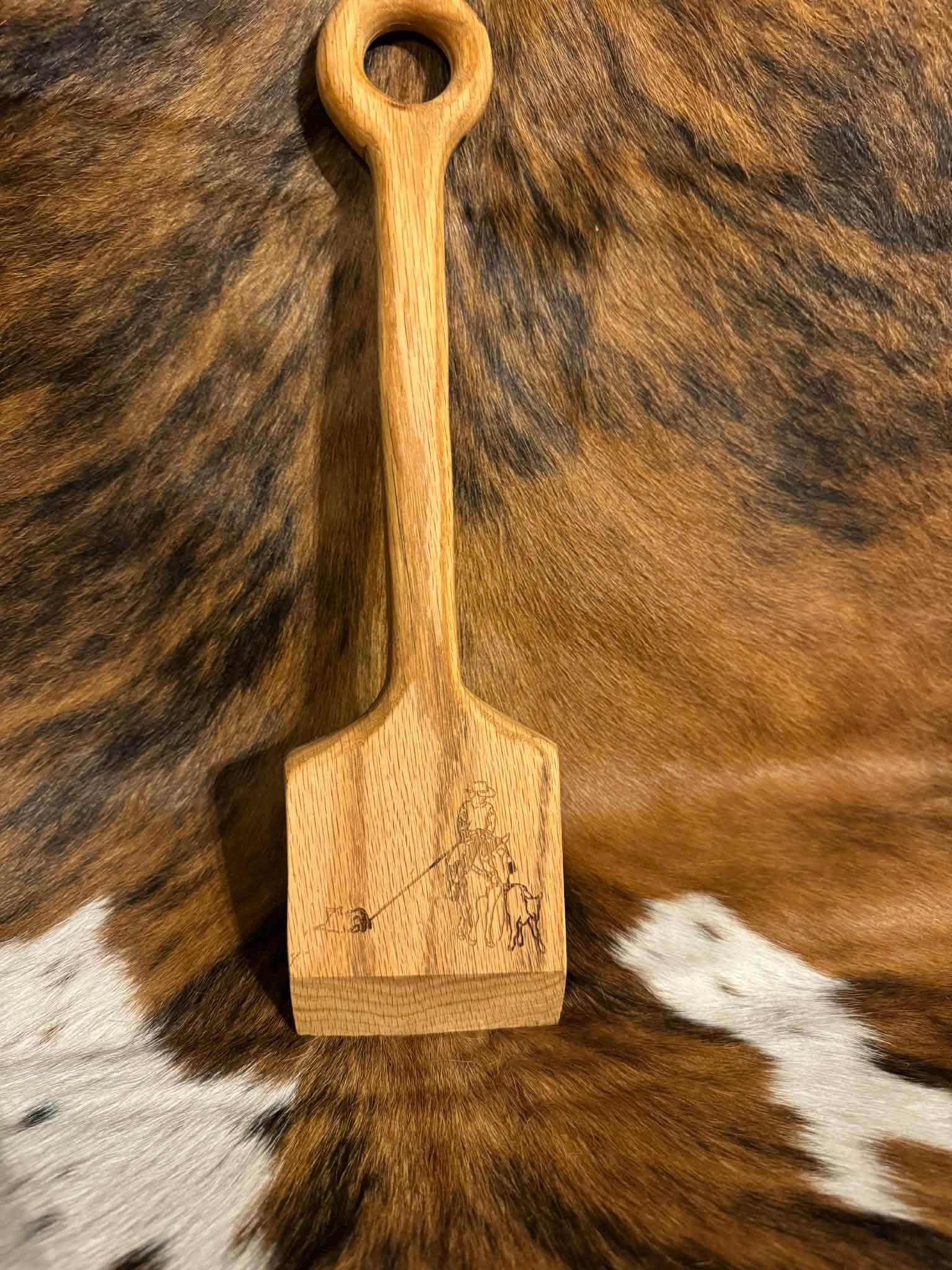 Personalized Ranch Logo Grill Scraper | Engraved Western Decor
