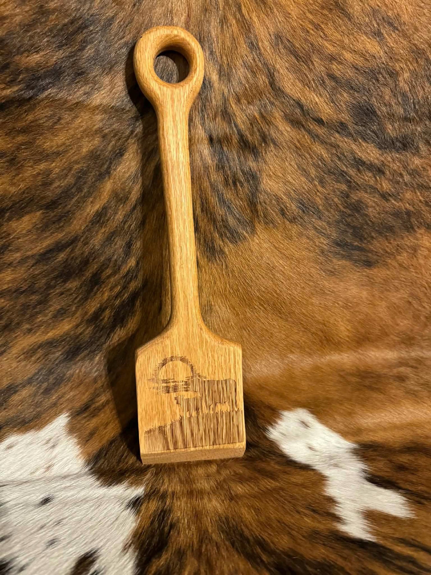 Personalized Ranch Logo Grill Scraper | Engraved Western Decor