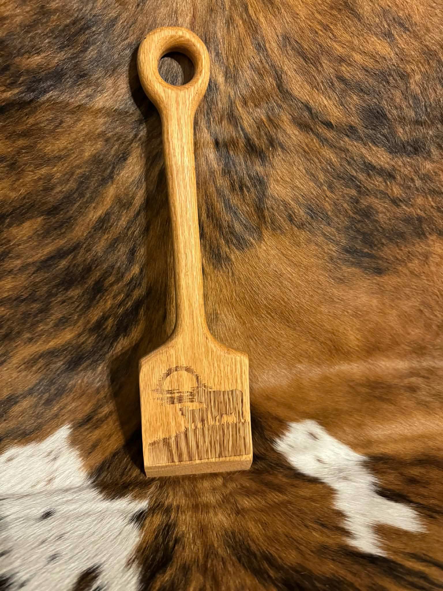 Personalized Ranch Logo Grill Scraper | Engraved Western Decor