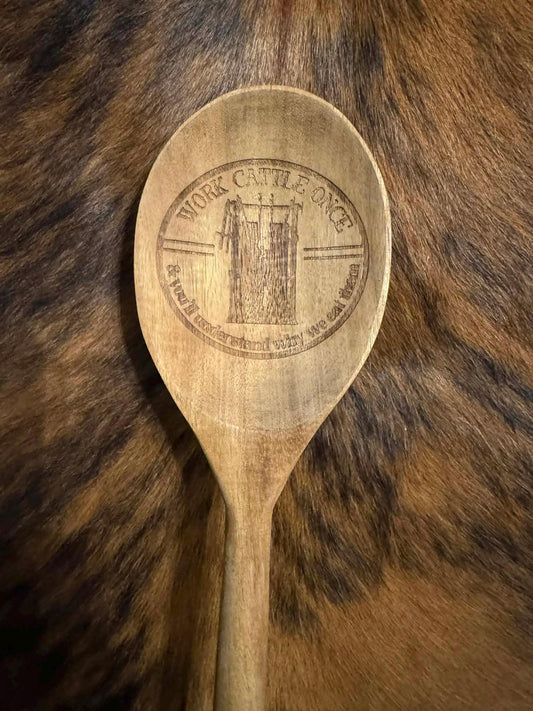 Engraved wooden utensils, agriculture, ranch home
