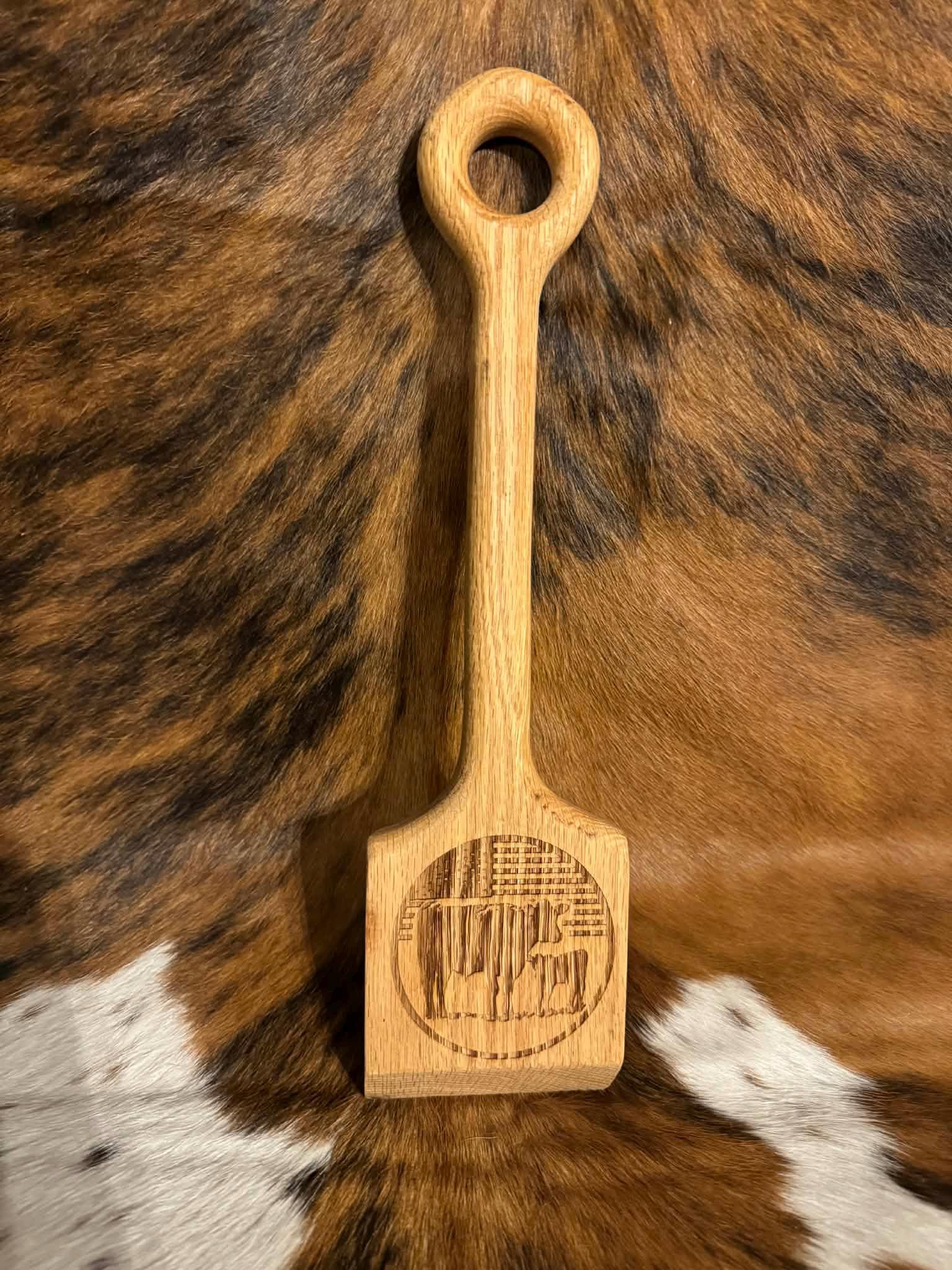 Personalized Ranch Logo Grill Scraper | Engraved Western Decor