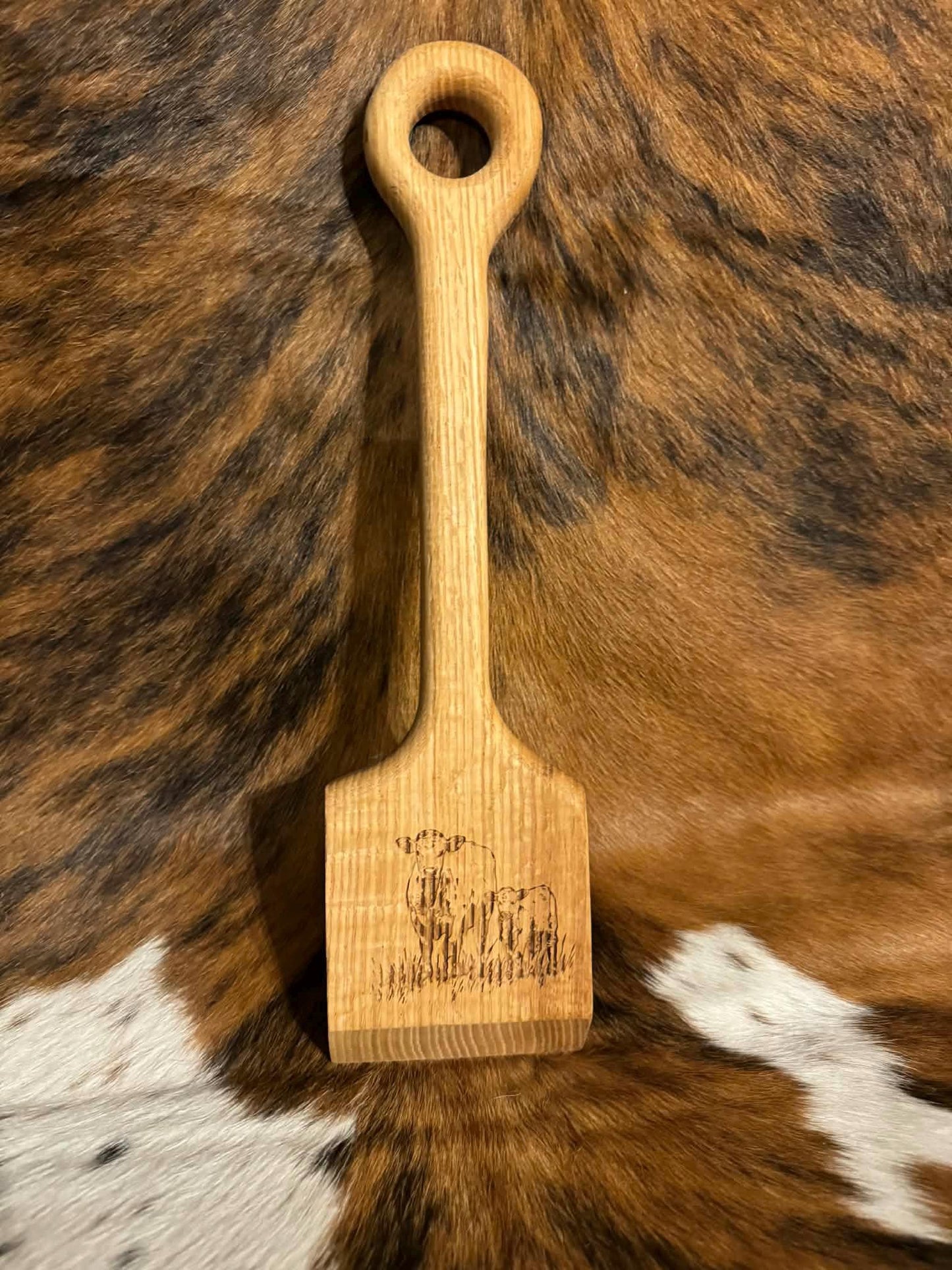 Personalized Ranch Logo Grill Scraper | Engraved Western Decor