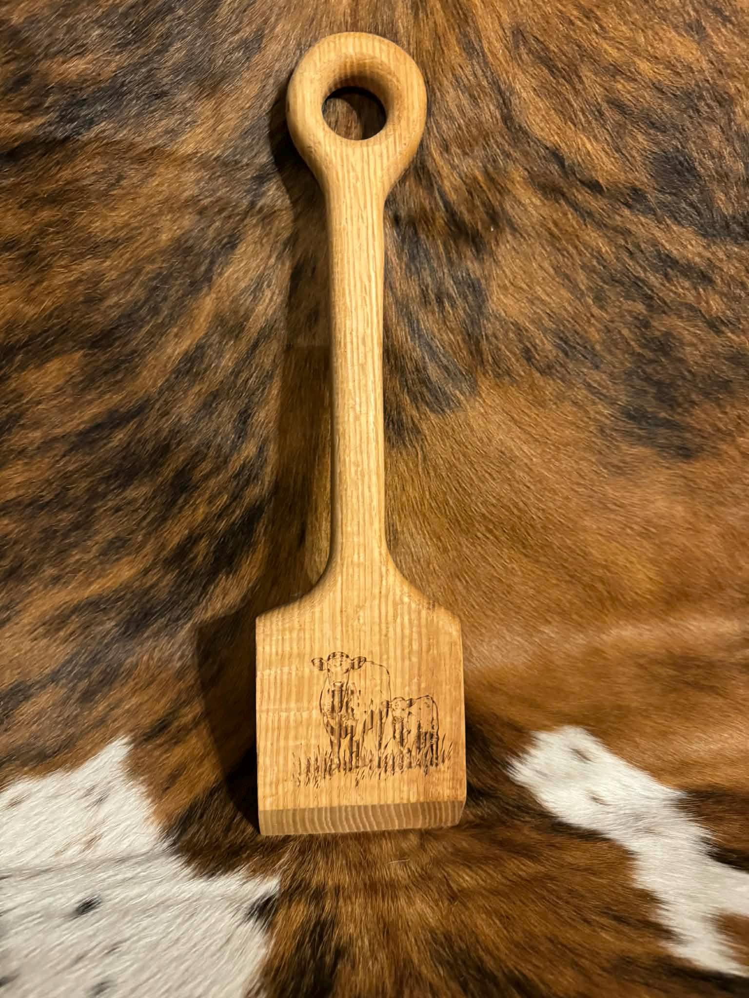 Personalized Ranch Logo Grill Scraper | Engraved Western Decor