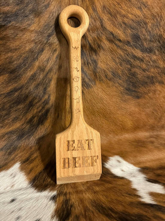 Personalized Ranch Logo Grill Scraper | Engraved Western Decor