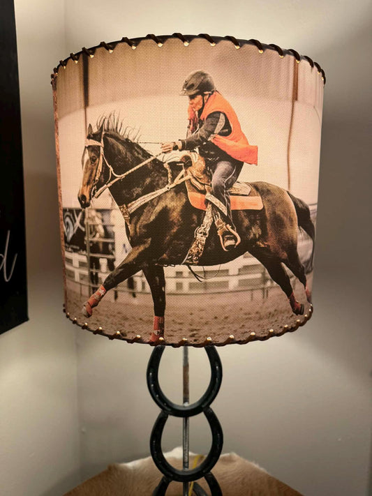 Custom Western Lamp Shade | Personalized Ranch Brand Lampshade | Rustic Western Home Decor