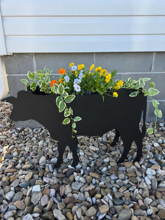 Custom ranch animal planter