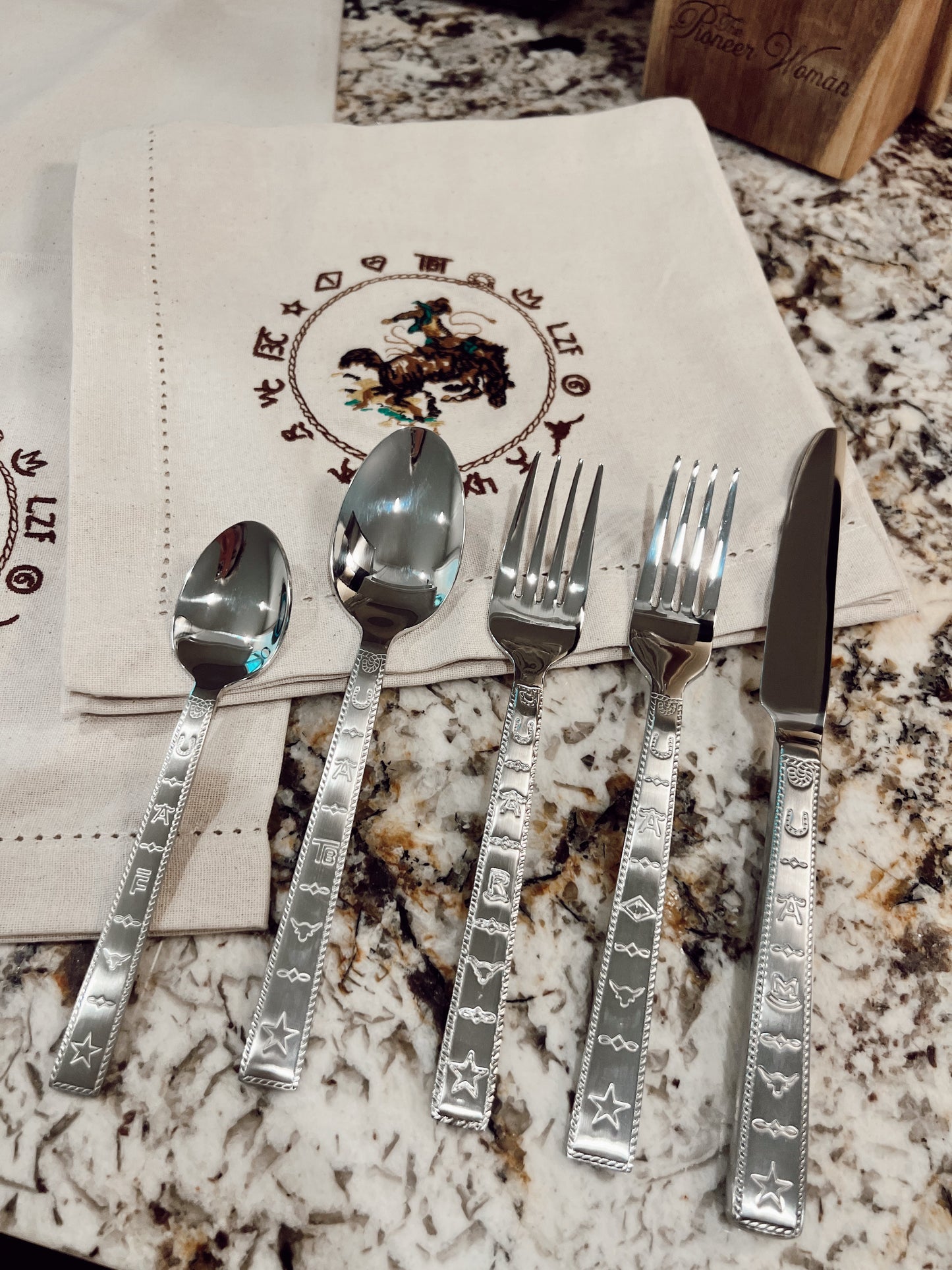 The 20 Piece Branded Flatware