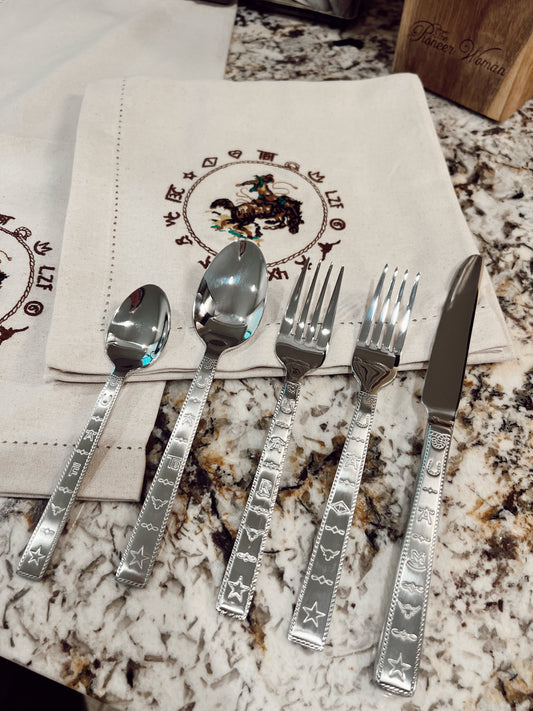 The 20 Piece Branded Flatware