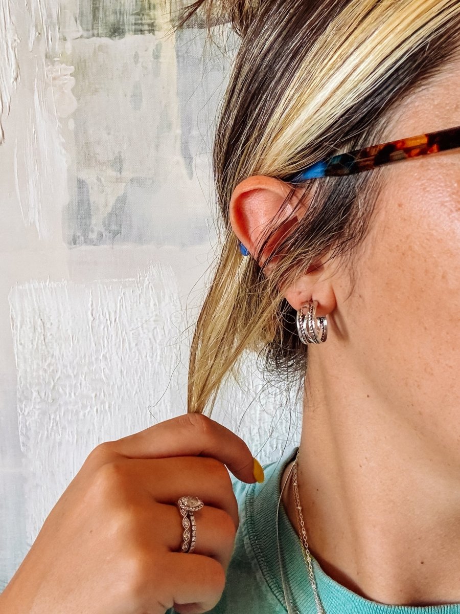Kaycee Silver Hoops