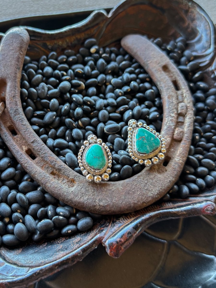 Lead On Adjustable Turquoise Ring