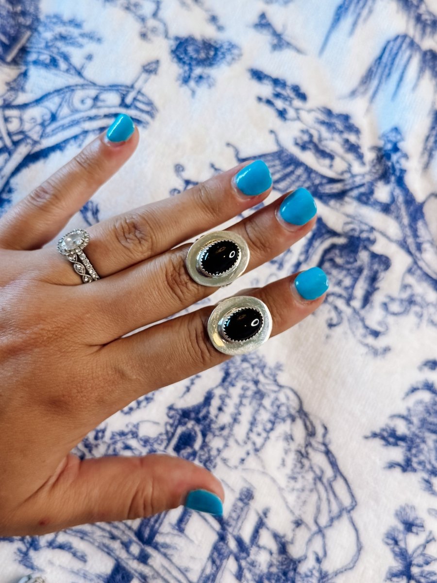 Lockney Black Onyx Ring