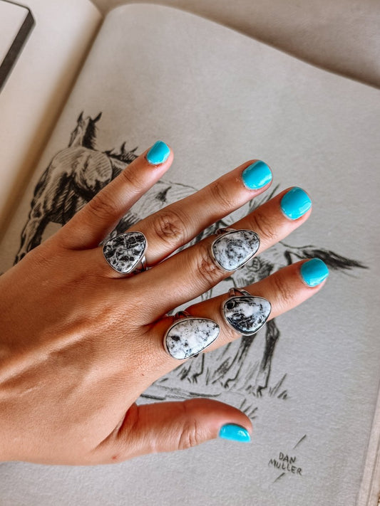 Merkel White Buffalo Ring