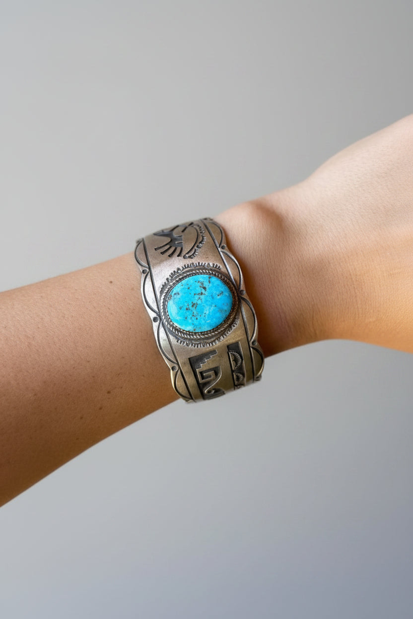 Moulton Turquoise Cuff Bracelet