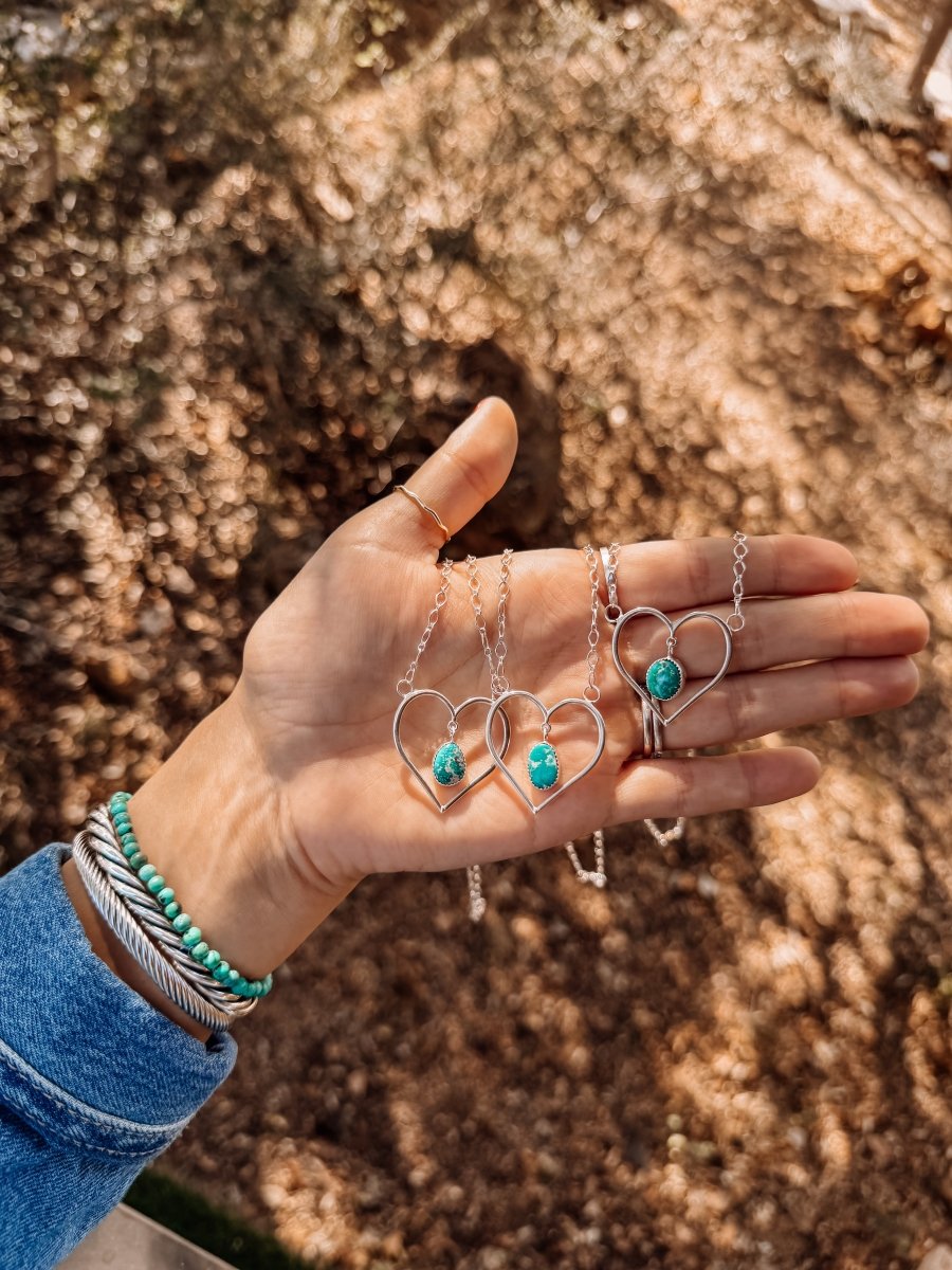 Munford Turquoise Heart Necklace