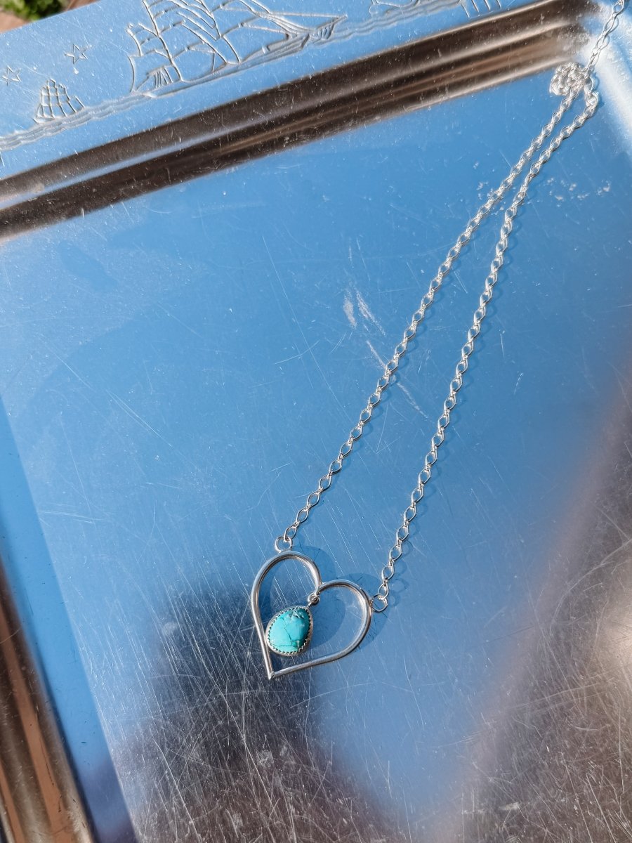 Munford Turquoise Heart Necklace