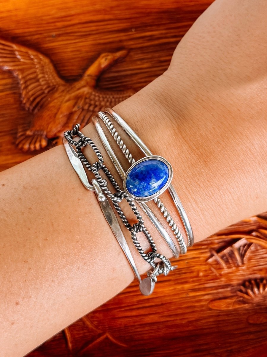 Newcastle Blue Lapis Cuff Bracelet