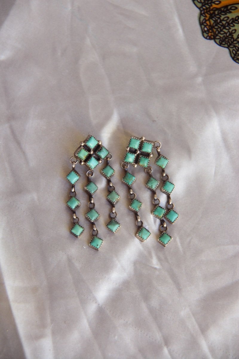 Newton Waterfall Turquoise Earrings