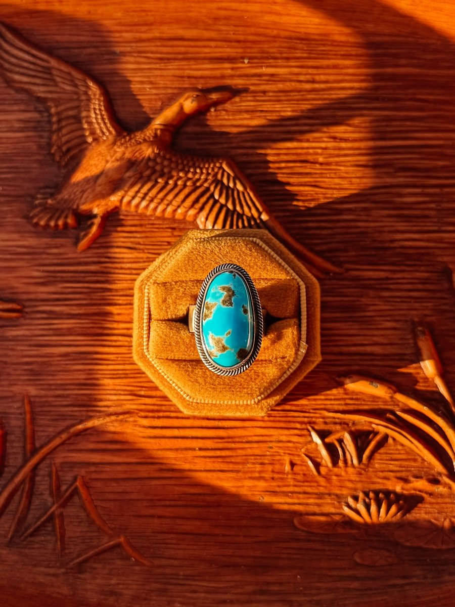 Prairie Hill Adjustable Turquoise Ring
