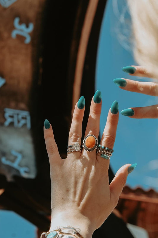 Rattler Turquoise All Around Ring