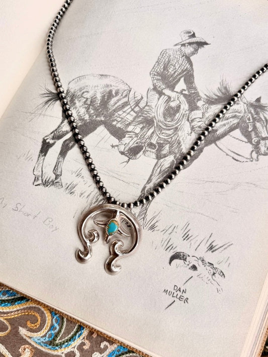 Richey Turquoise Naja Hook Pendant