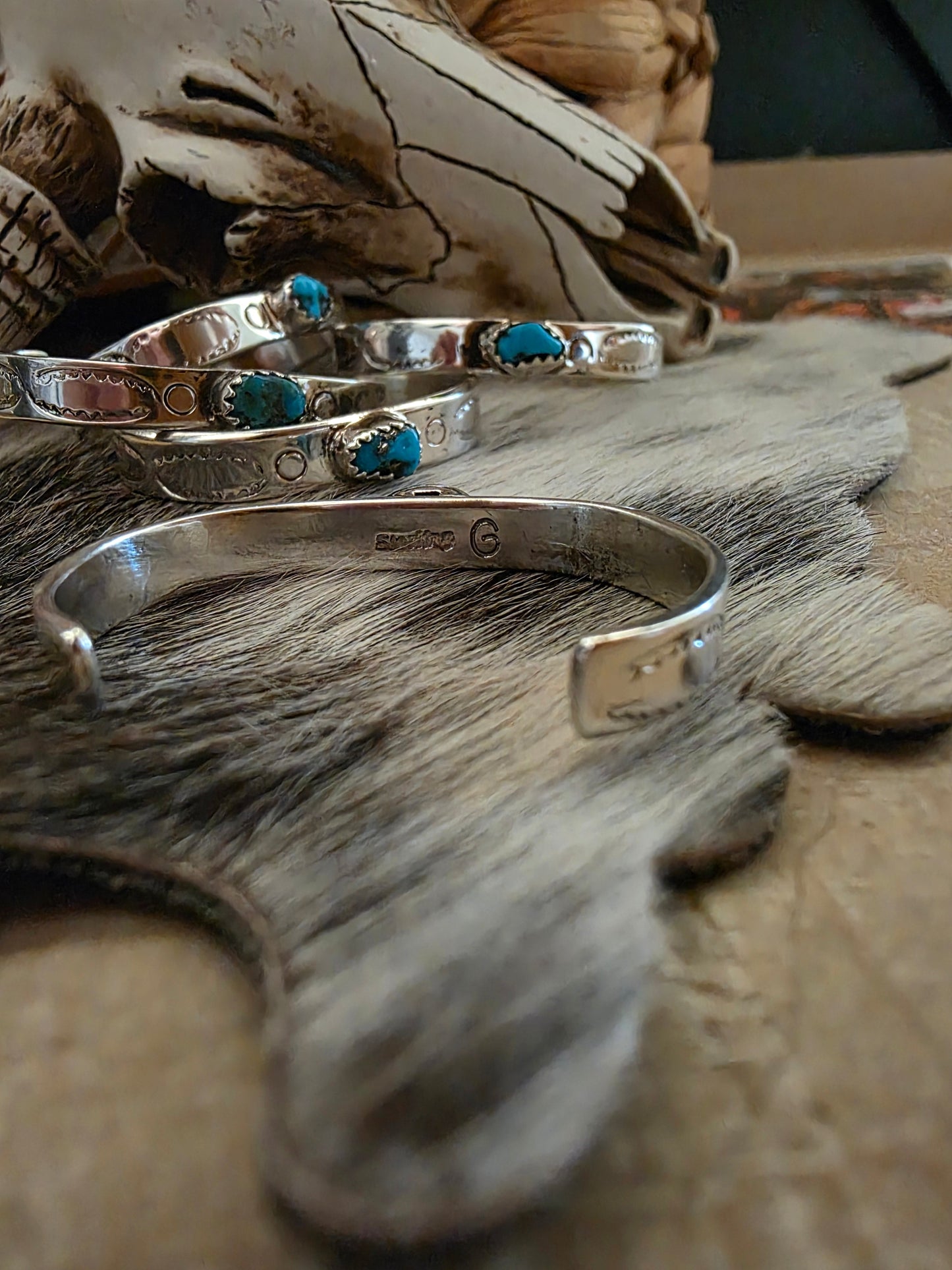 MARCUS GISHAL TURQUOISE BABY BRACELET