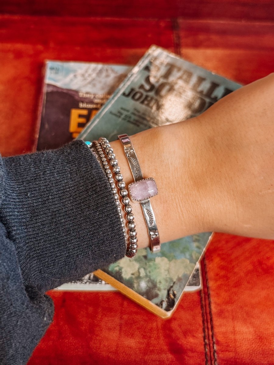 Saddleback Kunzite Bracelet