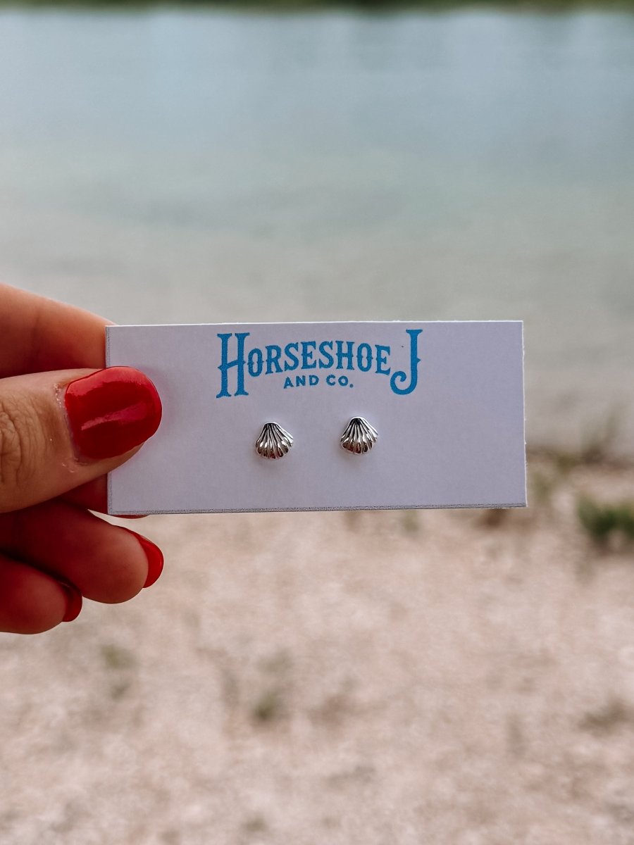 Sea Shell Stud Earrings