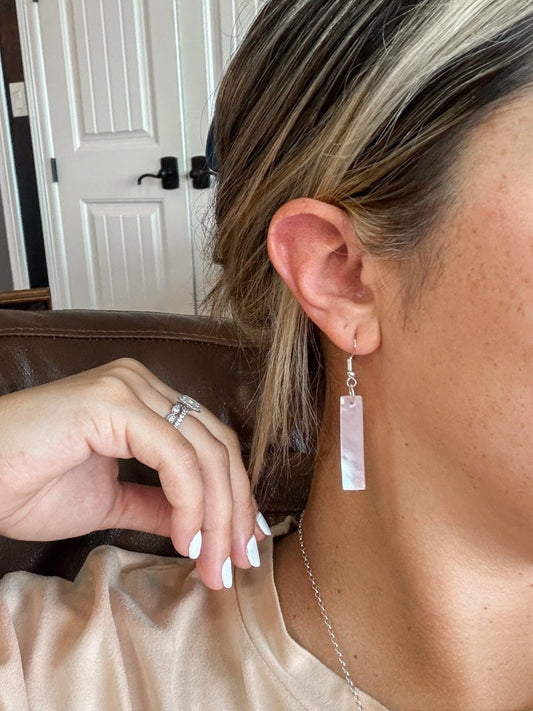 Splendora Pink Shell Earrings