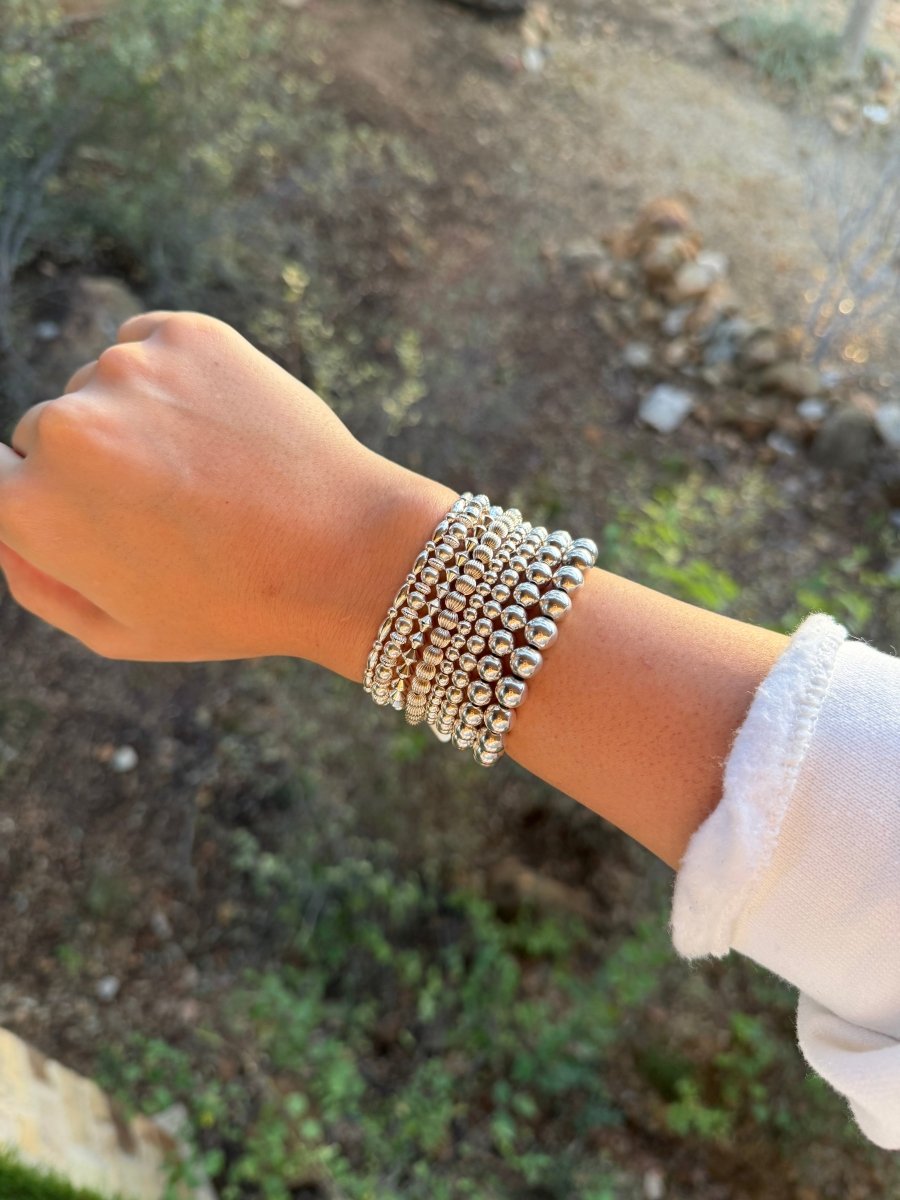Sterling Silver Stretch Bracelets
