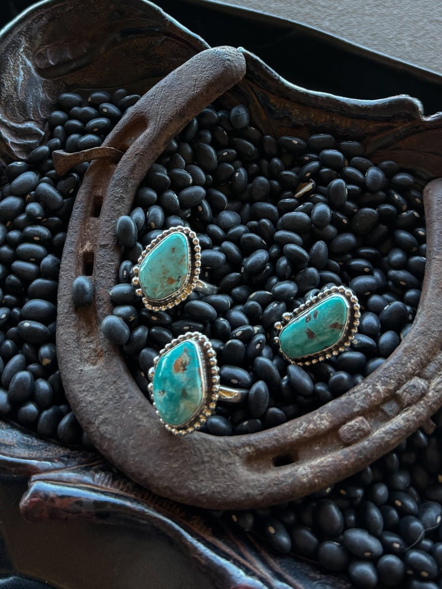 Unwound Turquoise Adjustable Ring