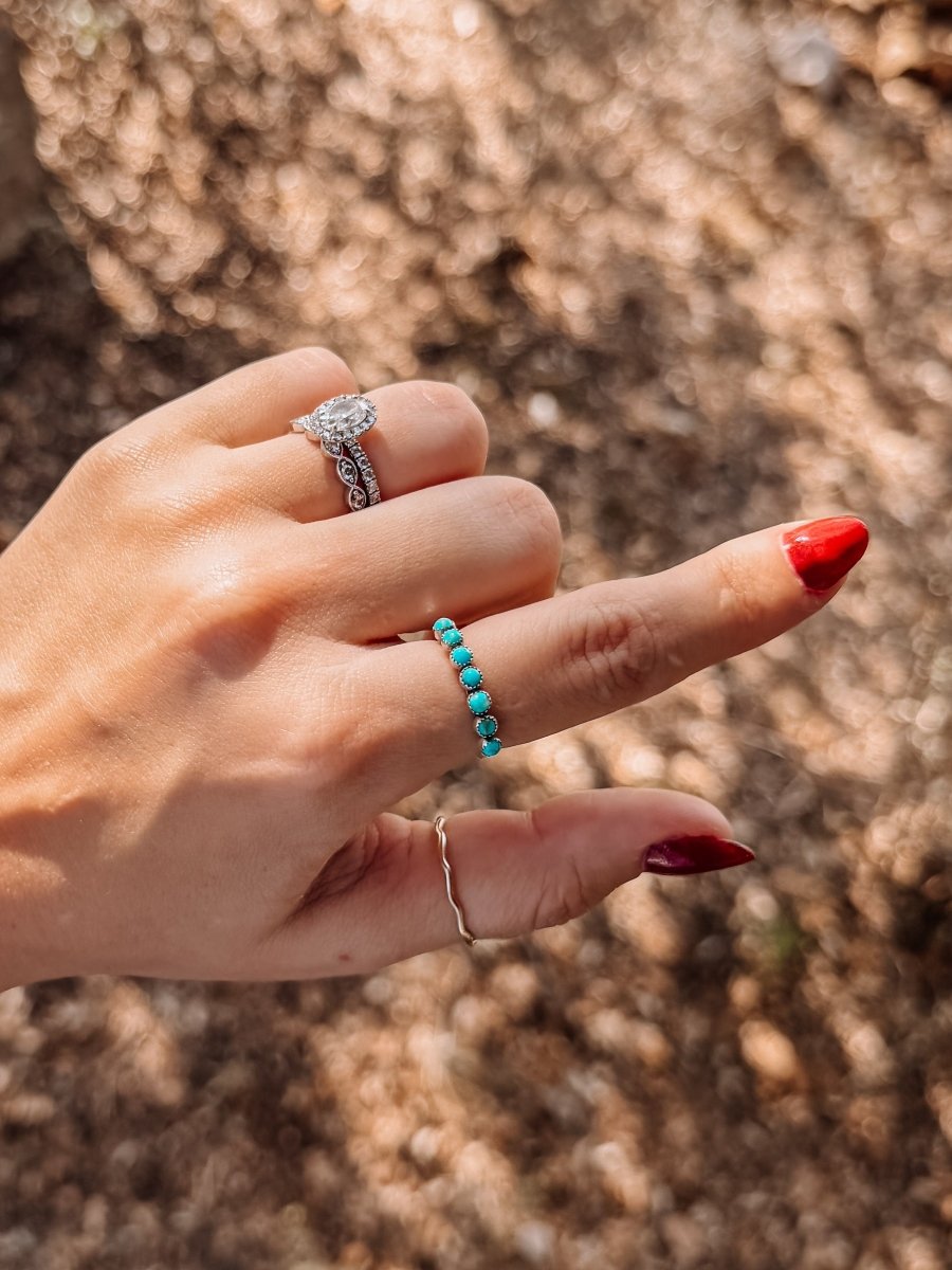 Watauga Turquoise Stacker Ring
