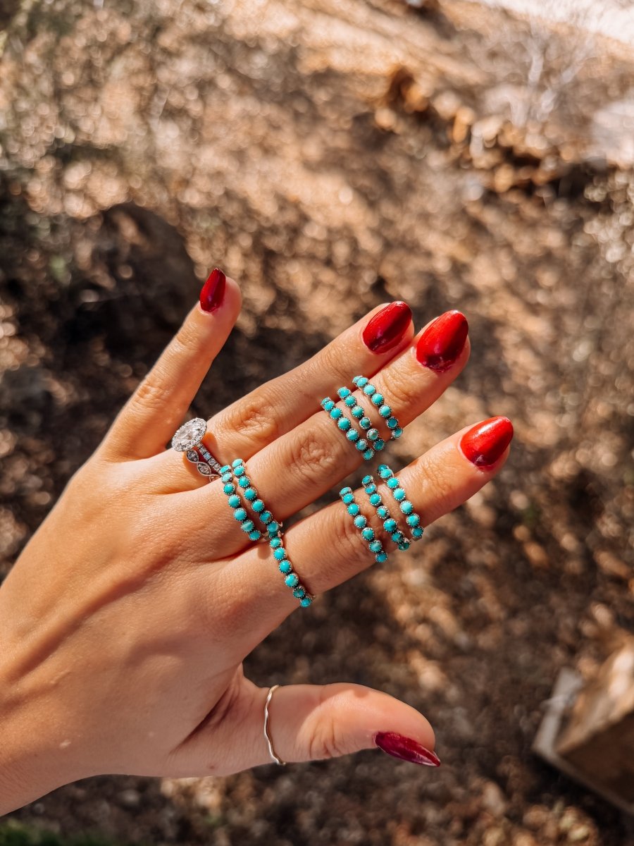 Watauga Turquoise Stacker Ring