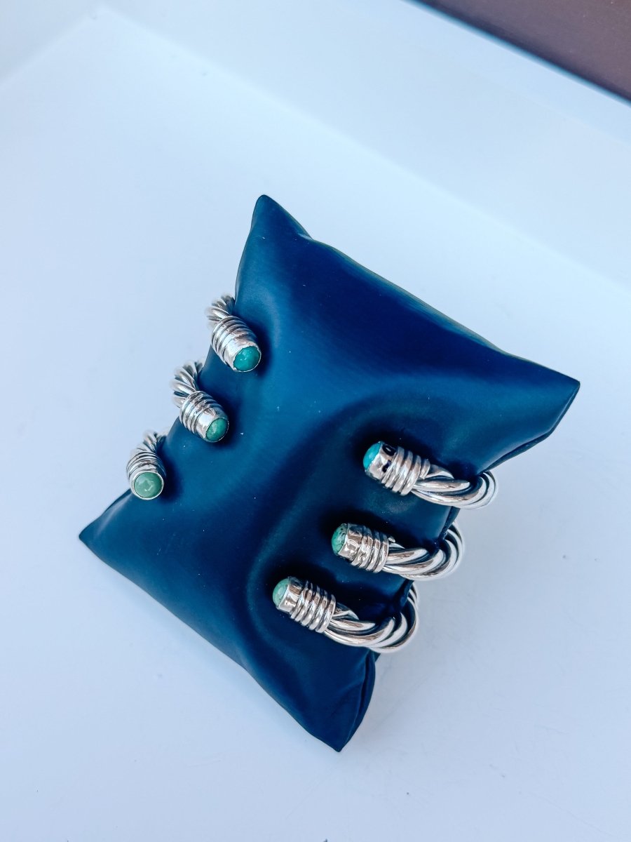 Wylie Turquoise Cable Cuff Bracelet