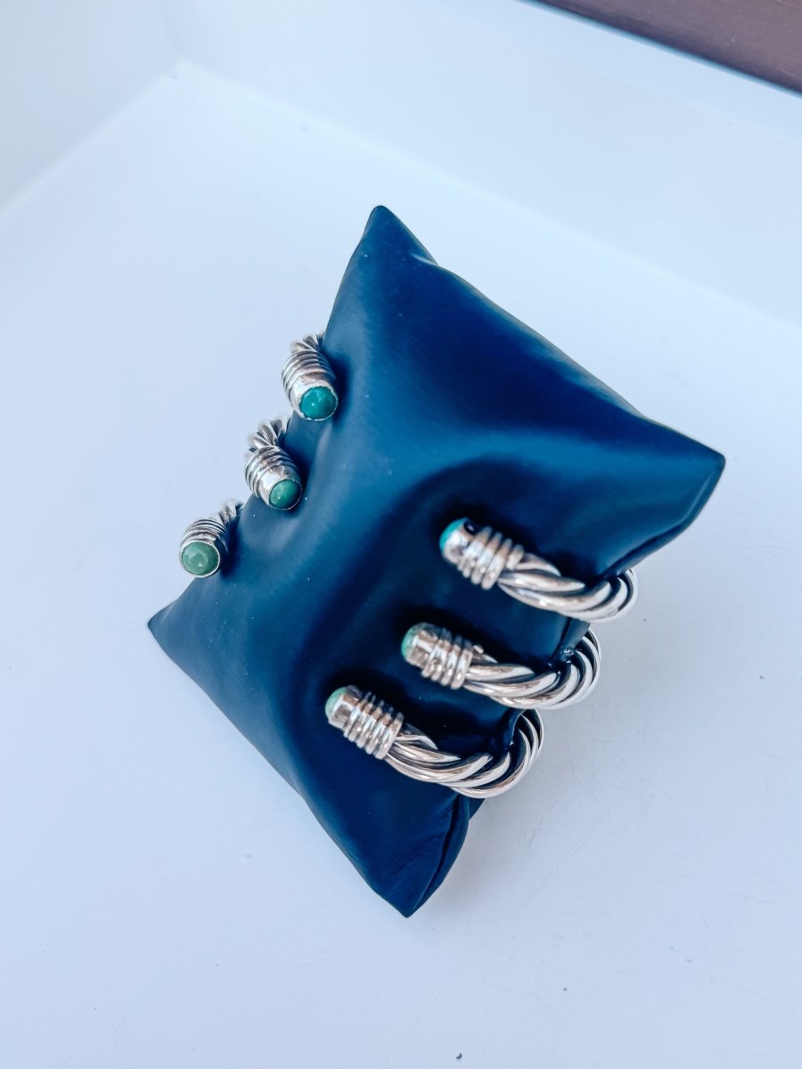 Wylie Turquoise Cable Cuff Bracelet